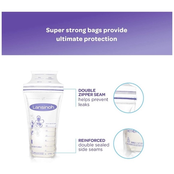 Lansinoh Breastmilk Storage Bags 2 Packages - Picture 6 of 12